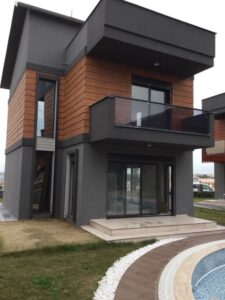 Fibercement Cephe Kaplama Ahşap Desen – Ankara Gölbaşı görseli